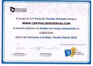 Dploma PREMIO Usabilidad