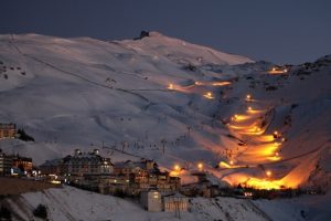 esquí nocturno sierra nevada