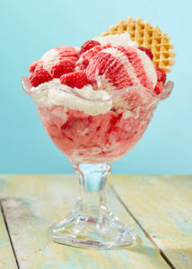 Helado en copa