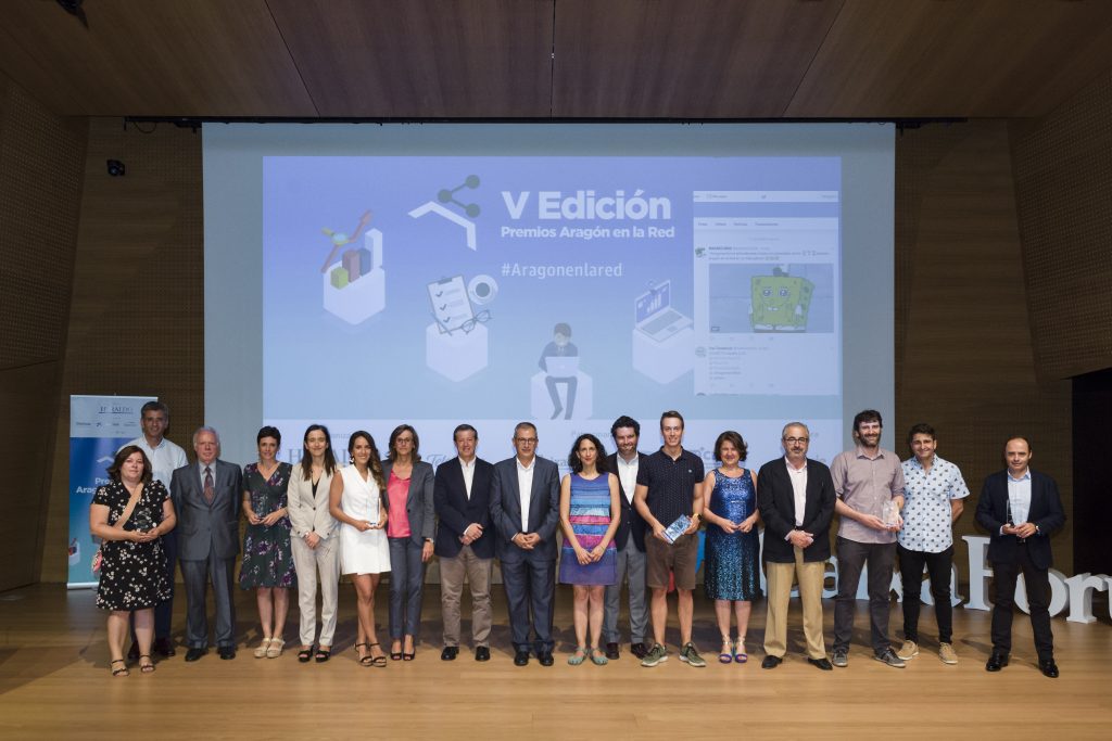 Premiados en la V Edición del Certamen Aragón en la Red