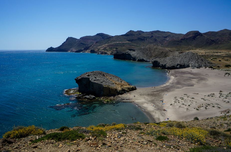 Playa del Mónsul Almería. Mejores playas Andalucía