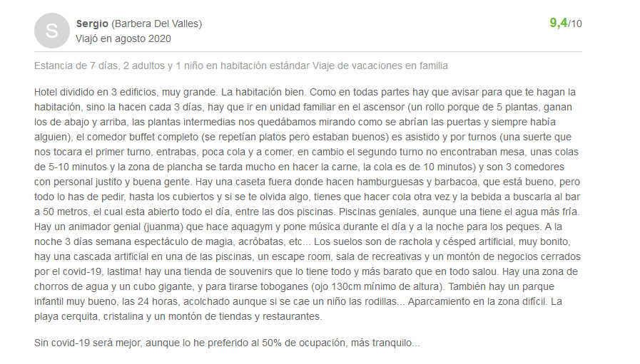 Opiniones Hotel Jaime I de Salou, Tarragona