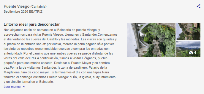 Opiniones, comentarios y valoraciones Puente Viesgo Cantabria. Que ver, que hacer, que visitar en Puente Viesgo
