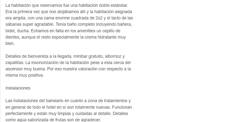 Opiniones Hotel Castilla Termal Burgo de Osma Habitaciones 