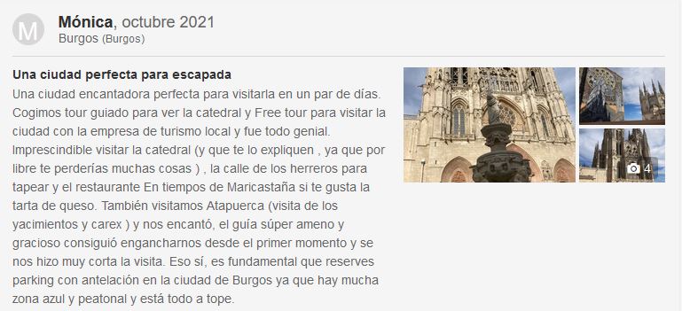 Recomendaciones para viajar a Burgos