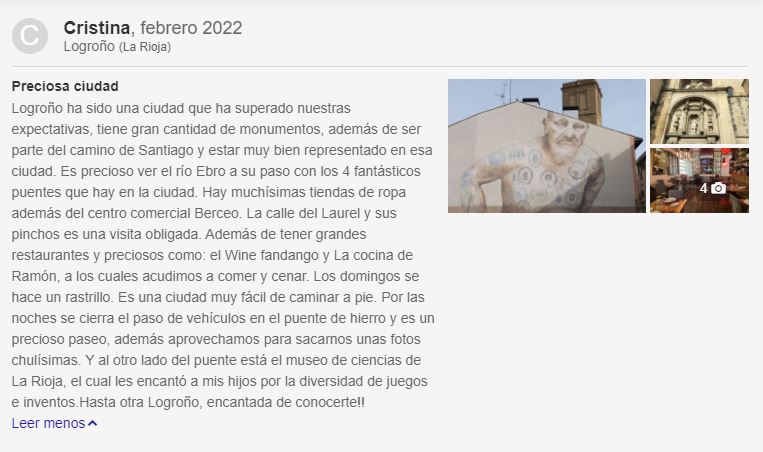 Opiniones Logroño