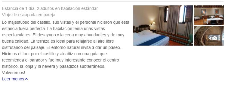opiniones parador alcañiz