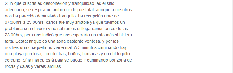 opiniones Complejo Esmeralda Maris