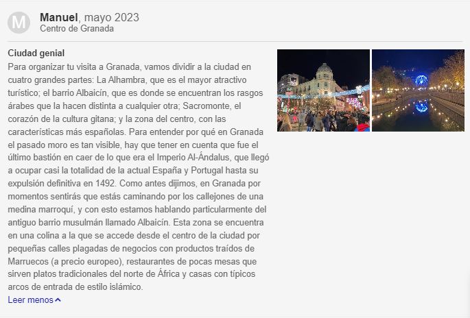 opiniones centro de granada