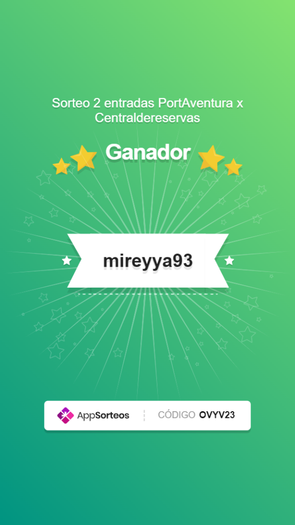 ganador premio sorteo