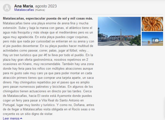 opiniones matalascañas
