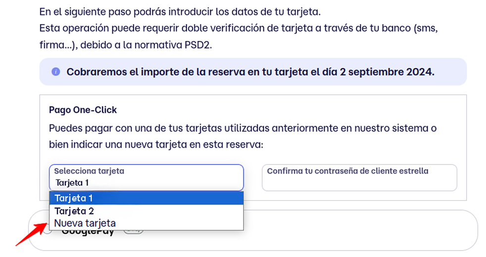 pago one click finaliza proceso