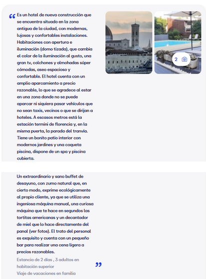hotel florencia opiniones
