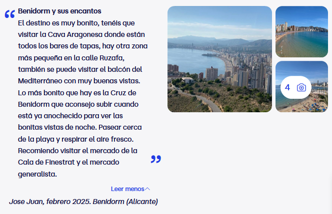 Benidorm opiniones y consejos