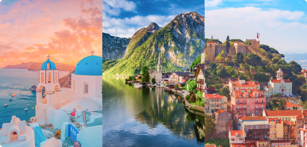mejores para hacer fotos en Europa