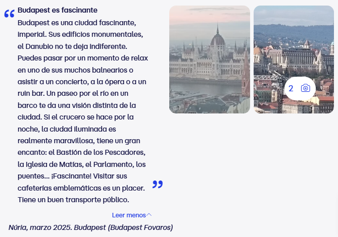 opiniones budapest hungría