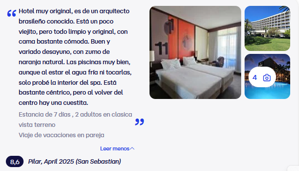 opiniones hotel pestana casino park funchal