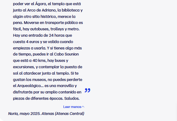 opiniones viaje a grecia